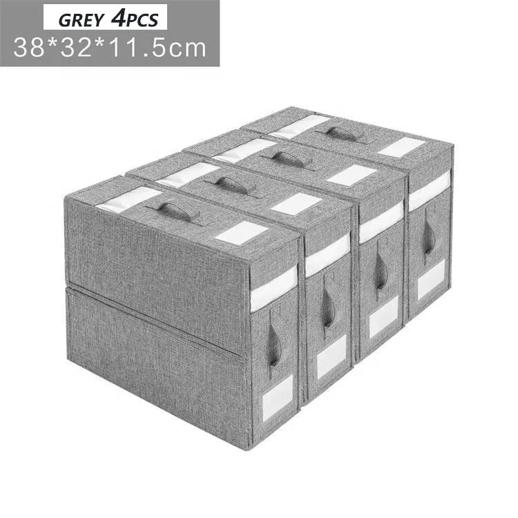 Bed Sheet  Foldable  Cloth Organizer Box Organizer Bin For Bed Sheet