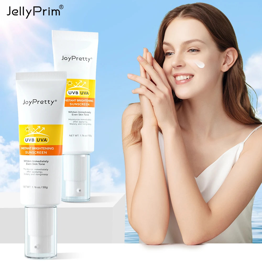 Оптовая продажа Лидер продаж солнцезащитный крем spf 50 органический Осветляющий Мгновенное Отбеливание