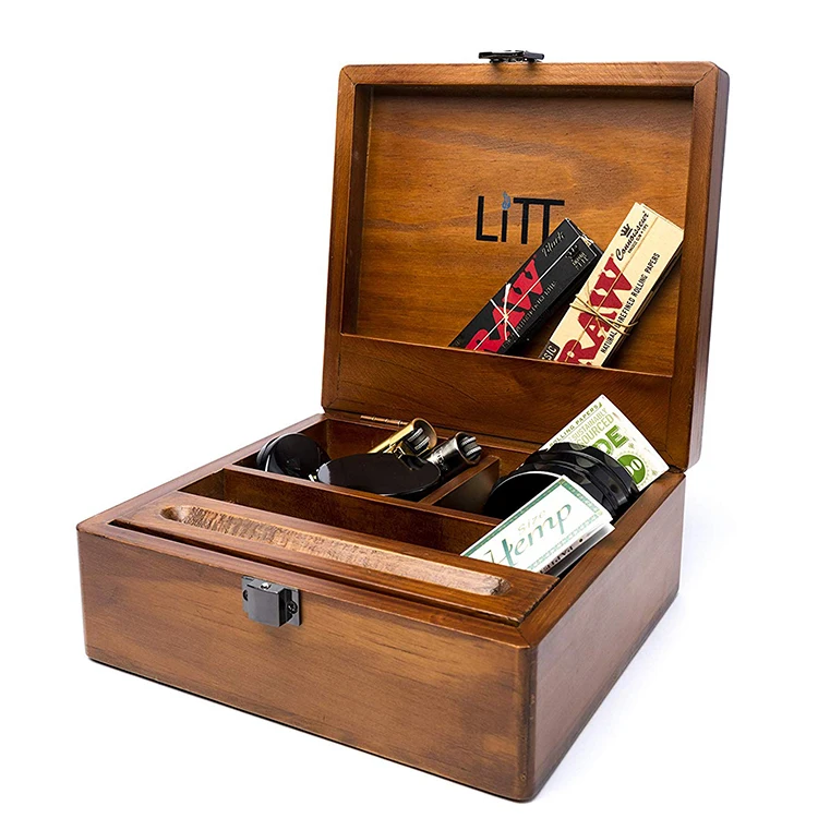 
Customizable Hot Selling Creative Pine Gift Wooden Jewelry Storage Box 