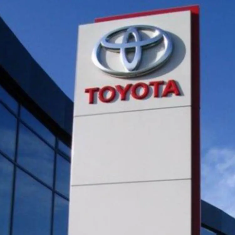 Большой светодиодный строительный стеллаж, палитра, стоячий рекламный знак для автомобильного магазина, знаки автодилера