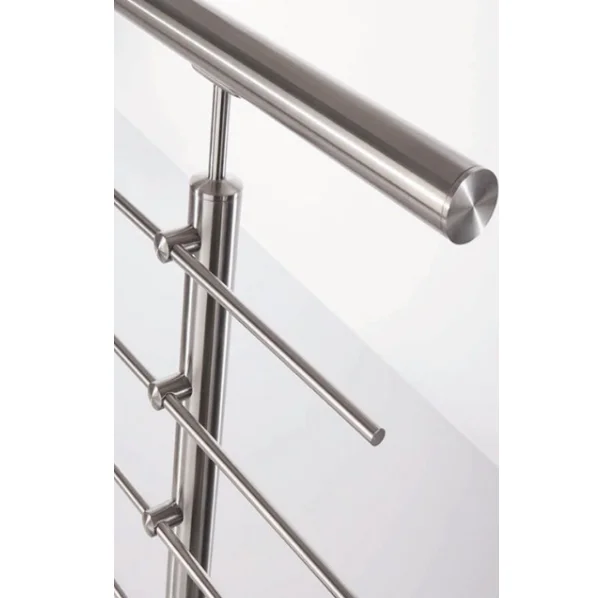High Quality 304 316 Stainless Steel Staircase Railing Round Handrail Post