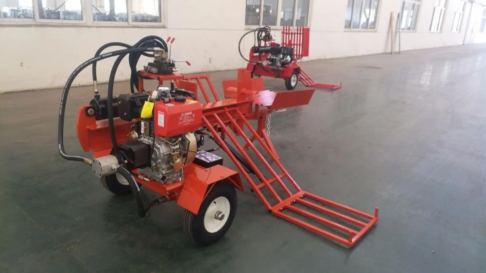 BRT HOT SELLING 50T log splitter with log lifter wood log machine