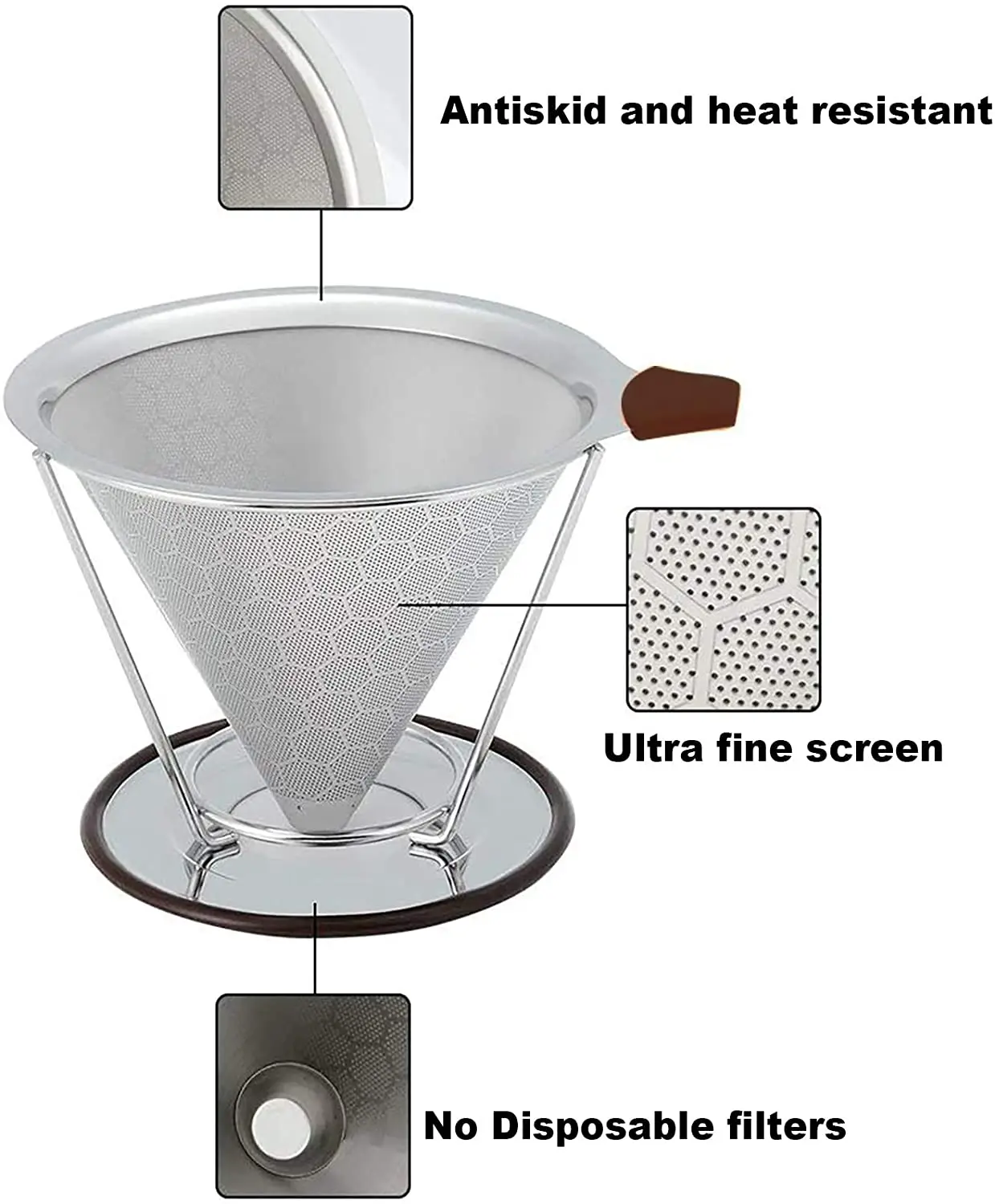 stainless steel drip ear coffee filter stainless steel coffee filter cloth stainless steel coffee filter mesh