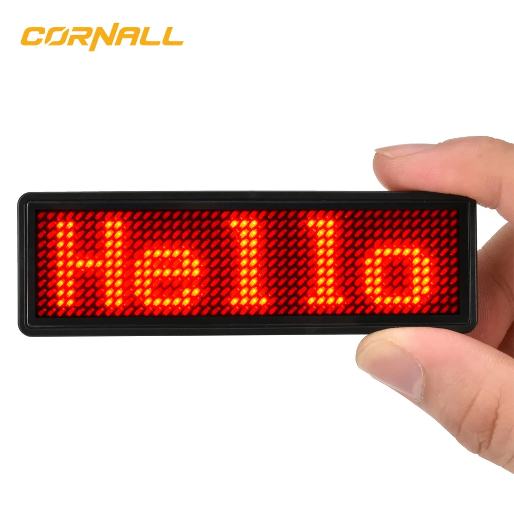 Led Name Badge Sign/Led Name Tag/Mini Led Mobile Display