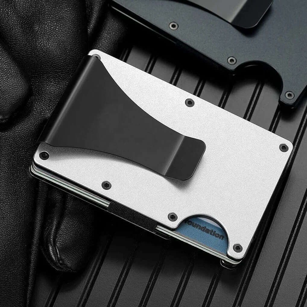 Professional Supplier New Products Bank Credit Bank Air Tag Card Holder  Wallets Men Aluminum Metal Tactical Cardholder Case
