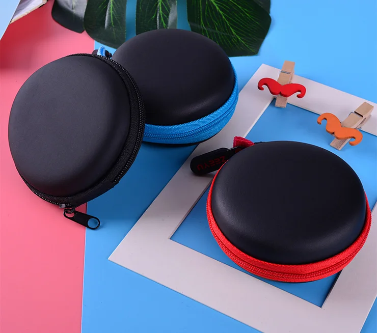 
6PC Earphone Case Bag Hard EVA Protective Cover Pocket Storage portable Collection Box Organizer Container for carry cable jerry 