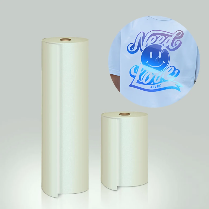 New Trend Chameleon DTF Film PET Heat Transfer Vinyl 30cm/60cm DTF Printing Film for Garment