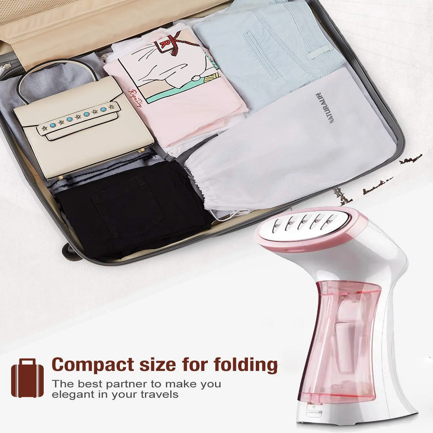 
Handheld travel garment steamer Portable Compact Mini Small Steam Iron 