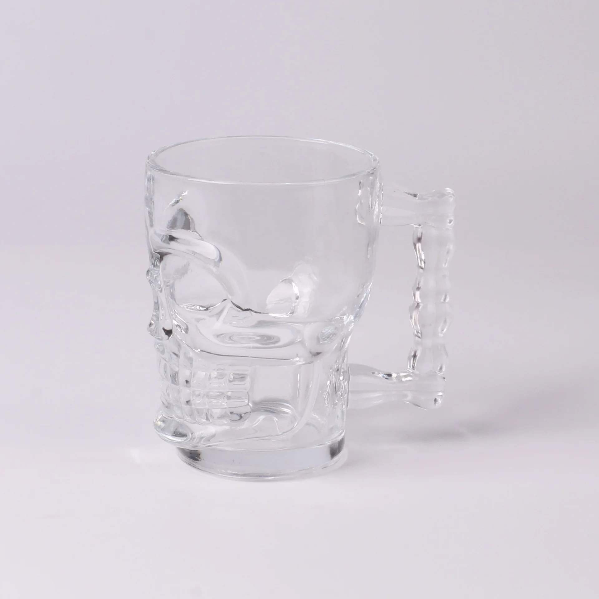 halloween skull face beer glass mug skull beer mug