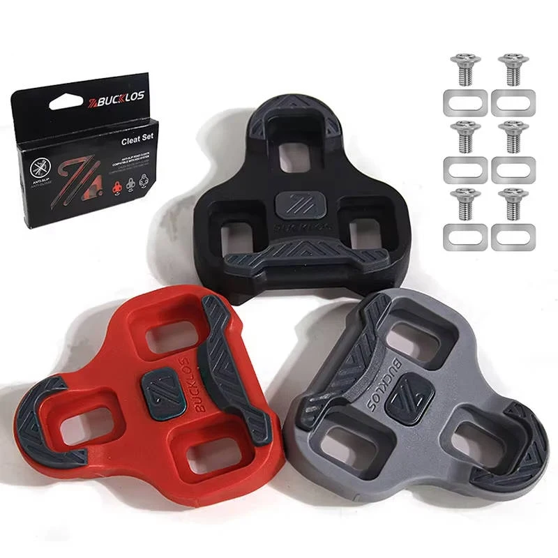 OEM/ODM BUCKLOS Road Bike Cleats for KEO Pedal Cleat 4.5 Degree Self-lock Bicycle Pedal Clips Cycling Shoe Cleats Accessories
