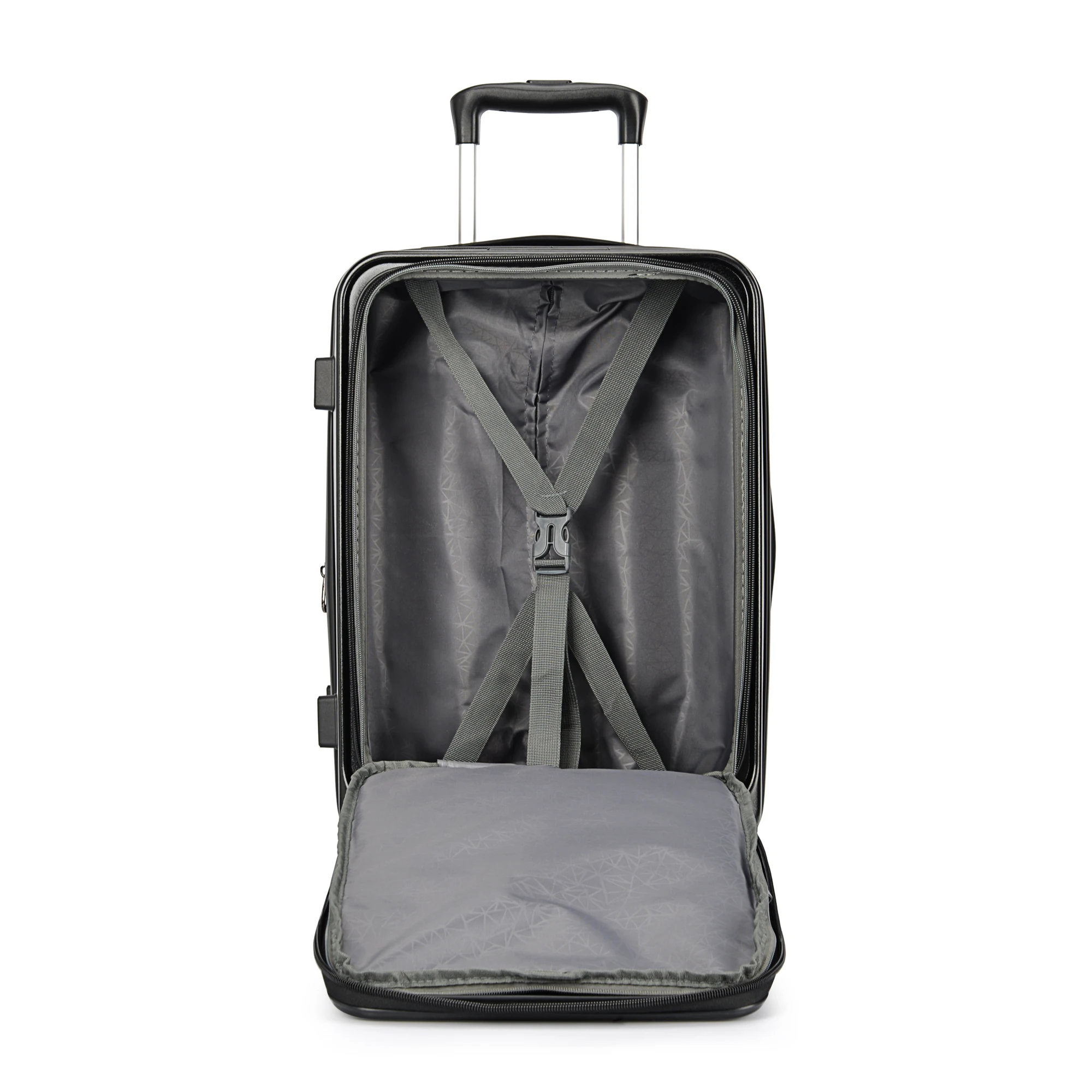 Travel Parent Lightweight Carry On 20inch Suitcase with Laptop Front Hard Shell with Printing opening Cute Logo Spinner Wheel