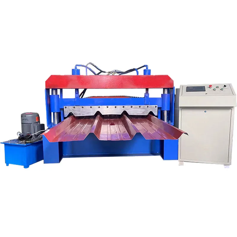Trapezoidal Veneer Tile Pressing Machinery Equipment Roof Board Tile Forming Machine