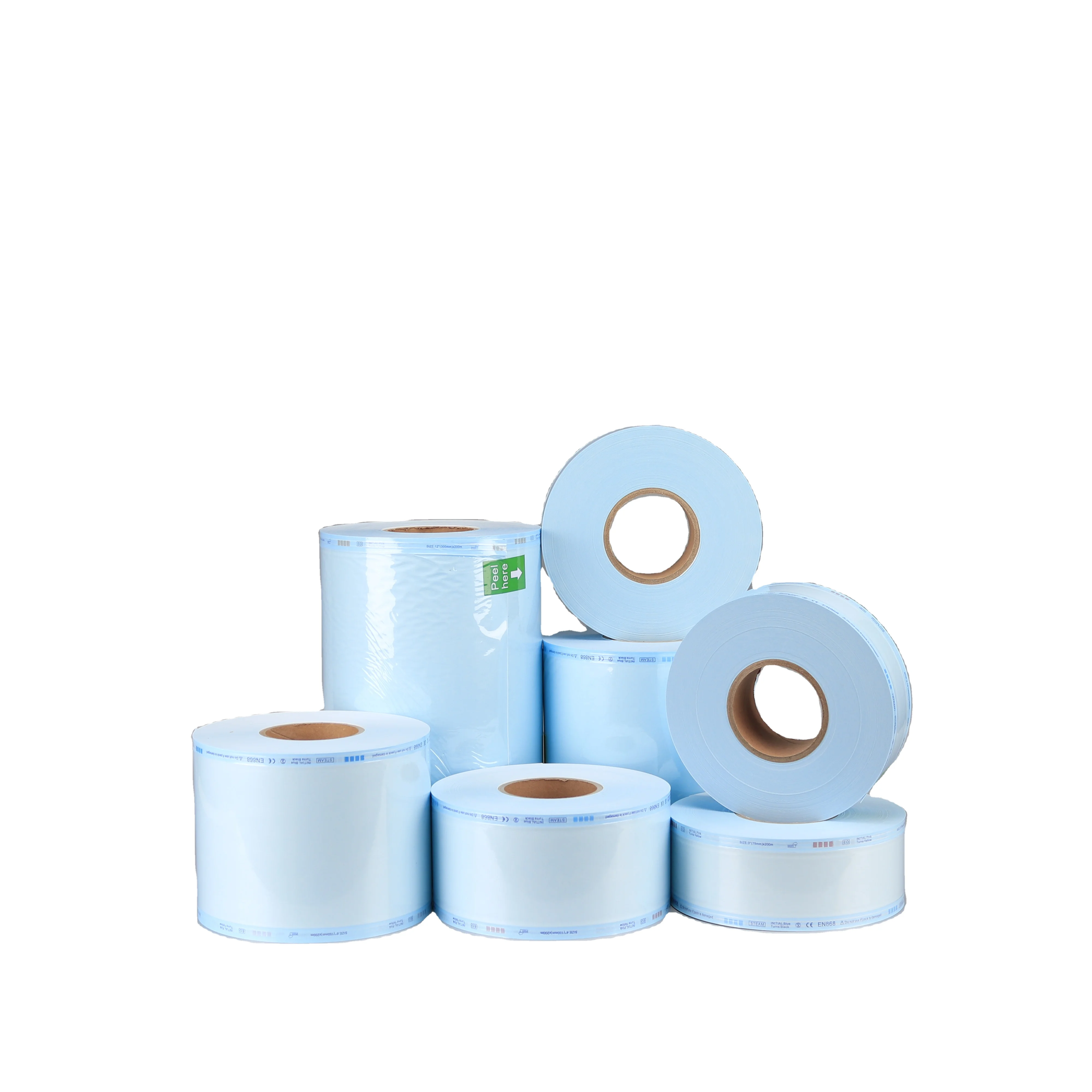 Sterilization flat pouch reel sterilization gusseted pouch reel sterilization pouch roll