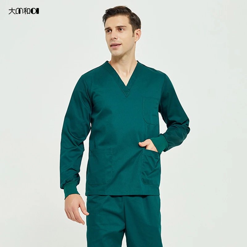 Scrubs Sets For Woman Sexy Pink Scrubs Sets And Jacket Pakistan Enfermera Pink Doctor Jumpsuit Male Nurse Uniforms