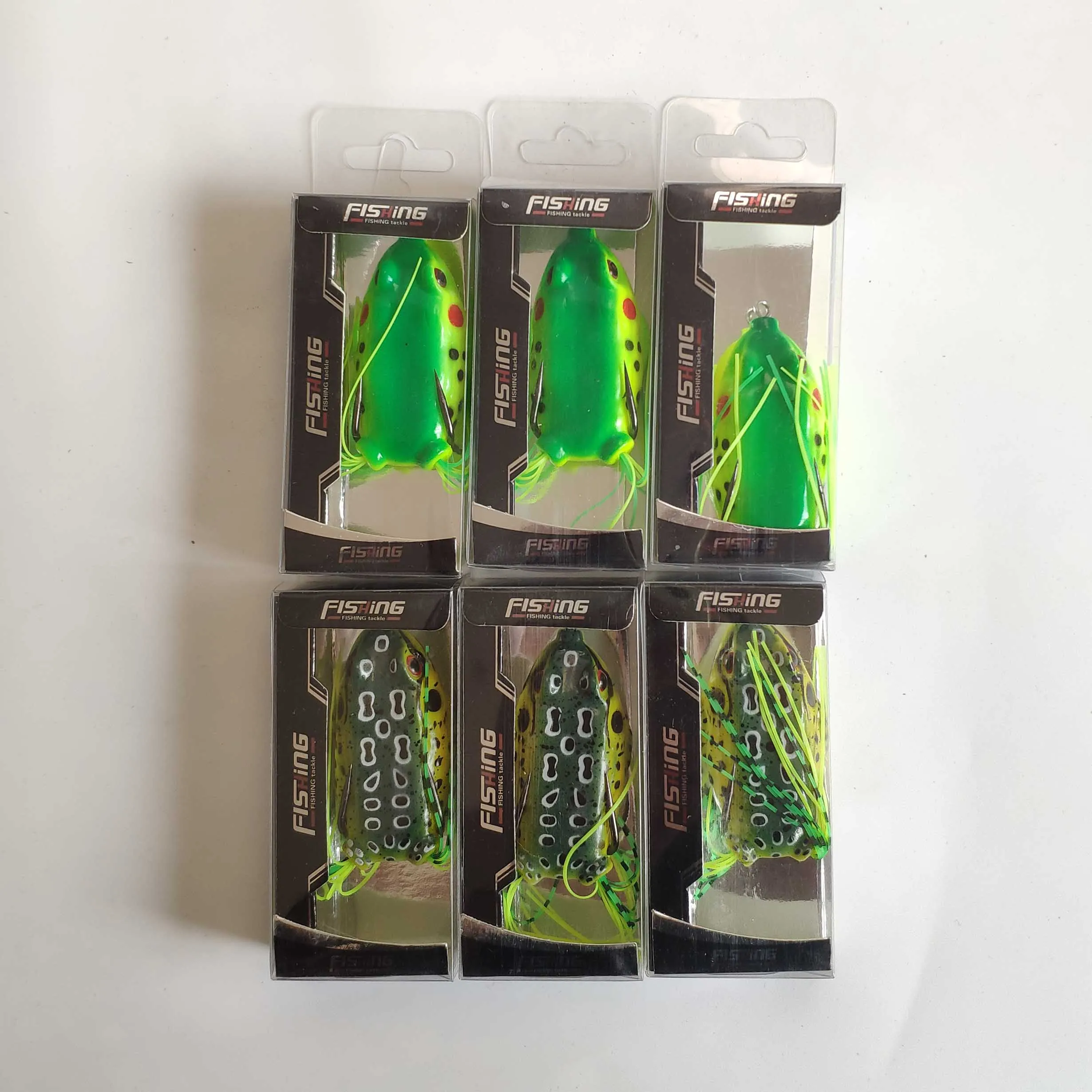 topwater floating bass fishing lure speckle back soft plastic frog bait with double hook skirt tail jumping frog