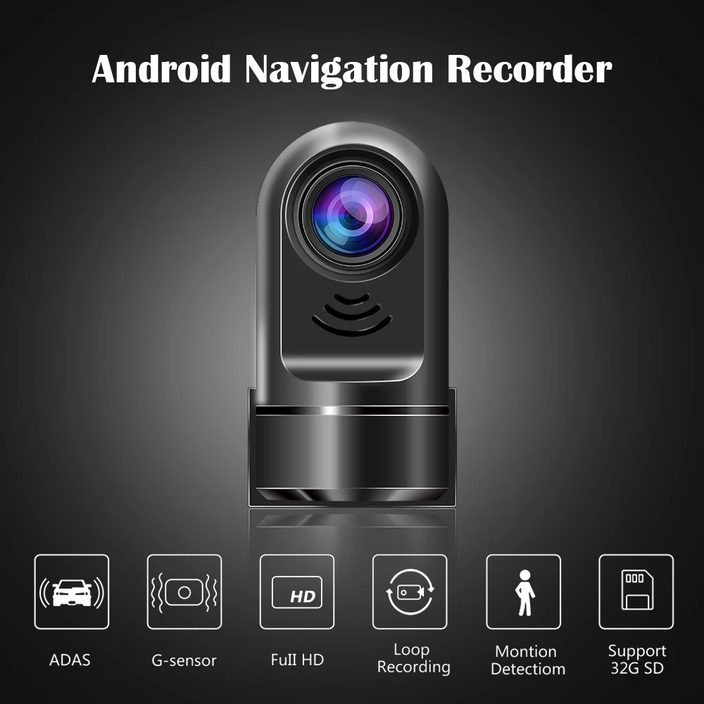 Car Black Box HD 1080P Dash Camera DVR G-sensor ADAS Dashboard Night Vision Recorder