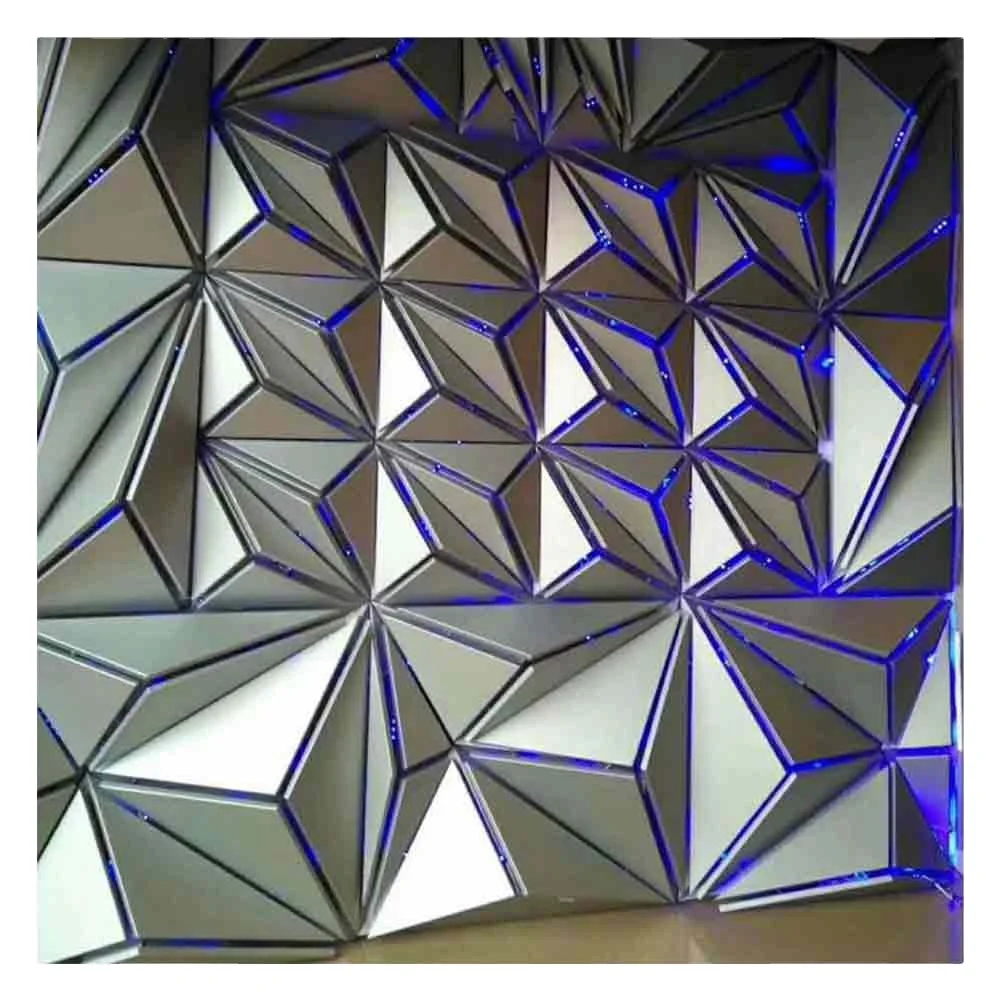 hardware wall cladding metal facade fireproof 3d exterior aluminum cladding curtain wall aluminum panel