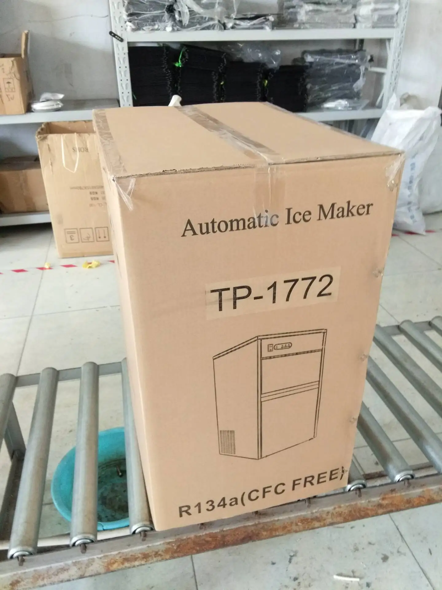 stainless steel  cube ice making maker machine