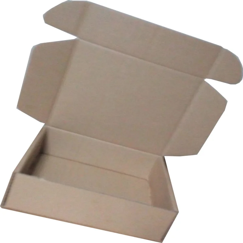 Custom Zipper Carton Easy Tear Cardboard Express Shipping Box