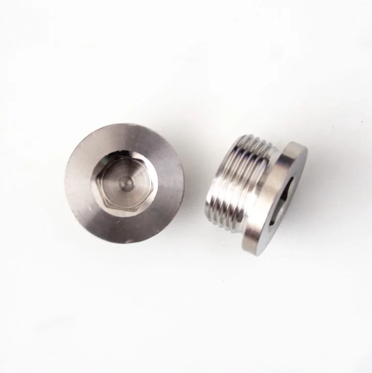 Металлические винтовые заглушки DIN908 с внутренним приводом и цилиндрической резьбой