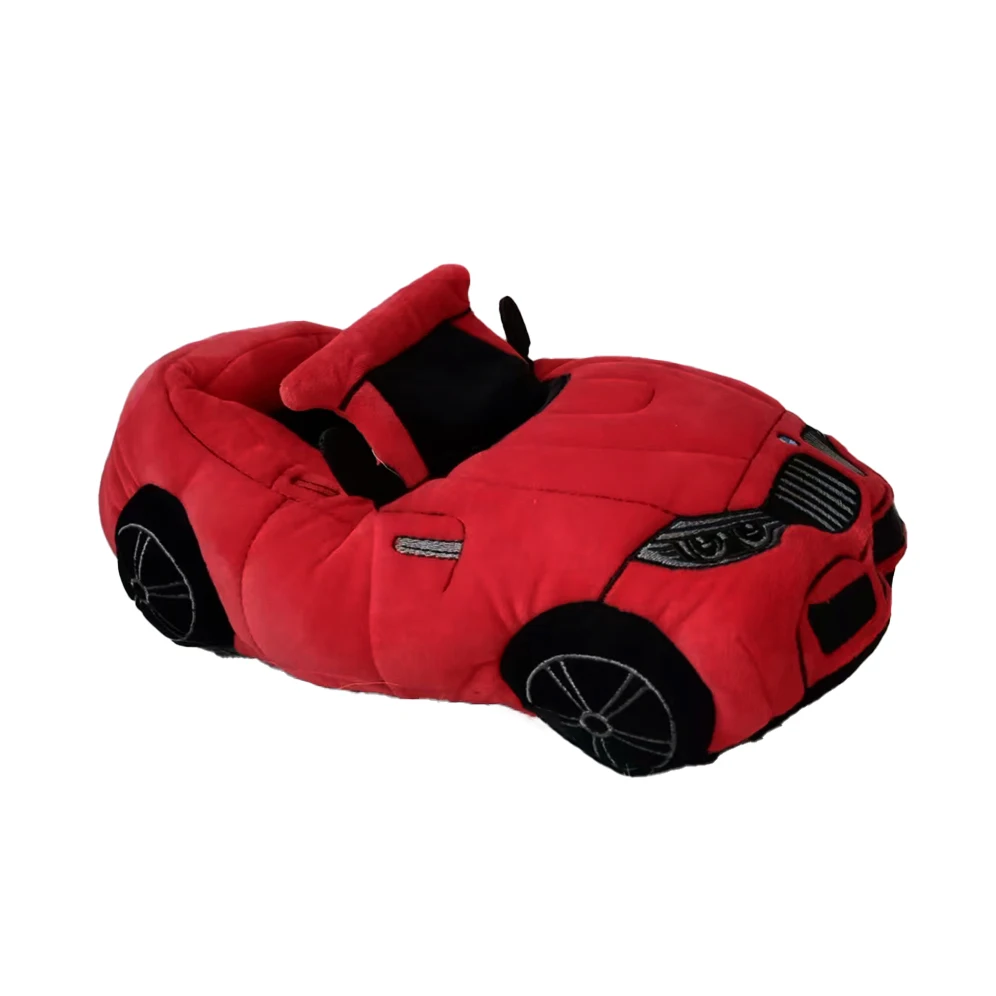 New arrival Racing Slipper BM W Mazda MX5 Miata Plushies Slipper Sports Anti-slip Sole Winter Unisex Slide Shoes