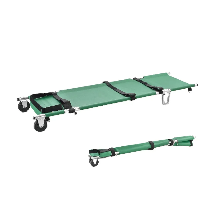 YDC-1A16 Folding Stretcher Used in Battlefield with Two Wheels