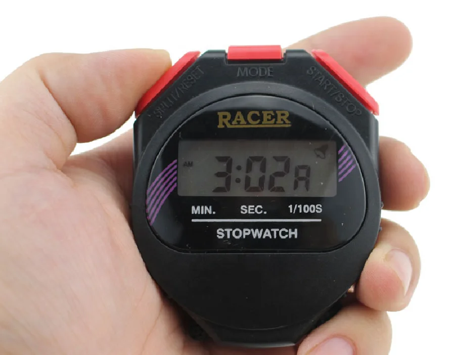 Wholesale Sports Digital Wrist Stopwatch for Running Handheld
