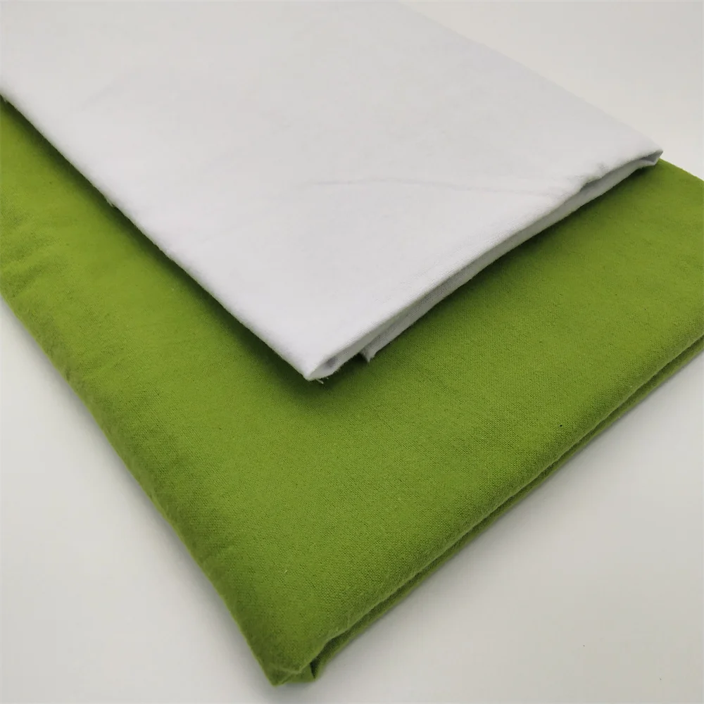 cheap double side brushed bleached white cotton flannel cleaning cloth flannel fabric flannel and kids fabric on sale