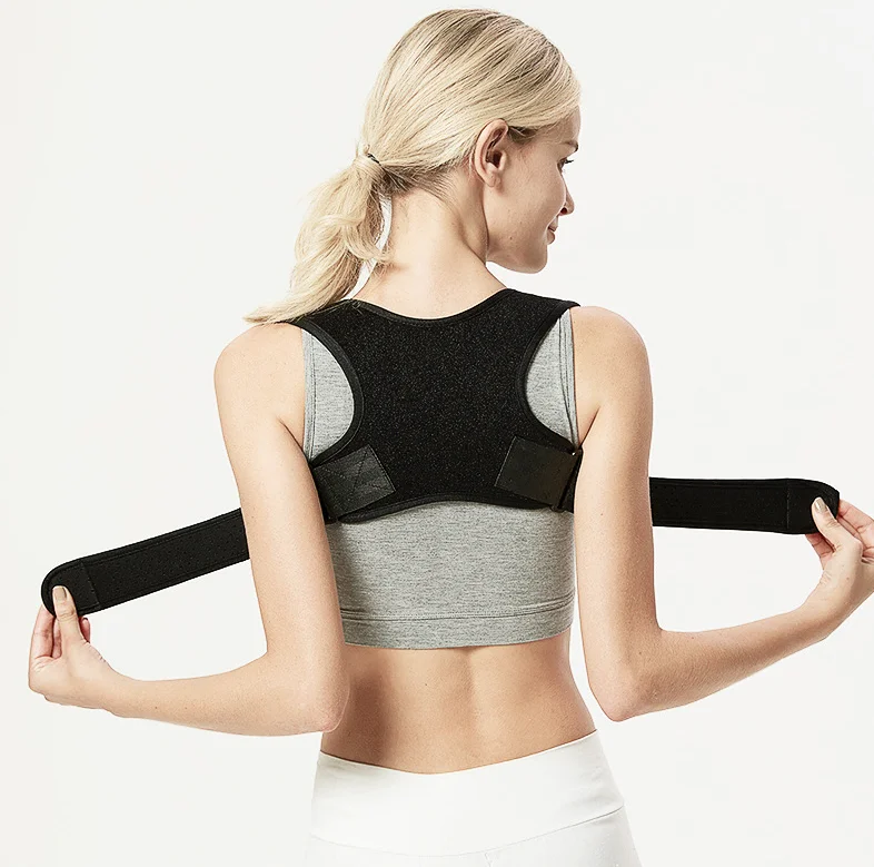 Neoprene Compression Corrector De Postura Adjustable  Upper Back Straightener Support  Brace Posture Corrector for Men and Women