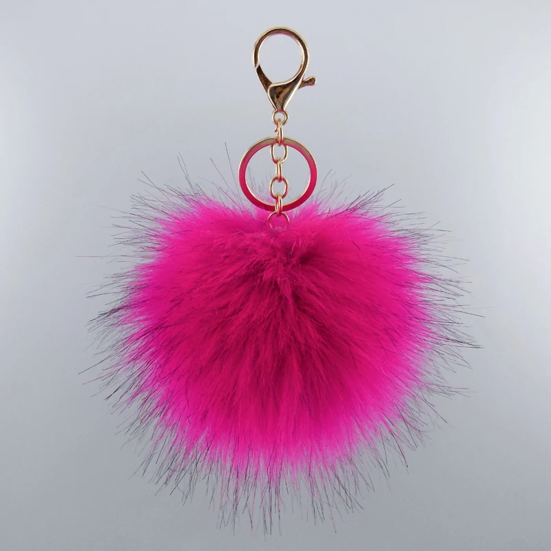 Wholesale Pom Pom For Beanie Hats, Snap On fluffy fox fur Pompom, Detachable Faux fox Fur Ball