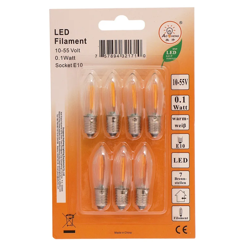 C6 LED christmas candle bridge light  C6 LED striped candle bulb C6 LED Bridge type bulb C6 LED candle bulb C6 LED bridge lamp