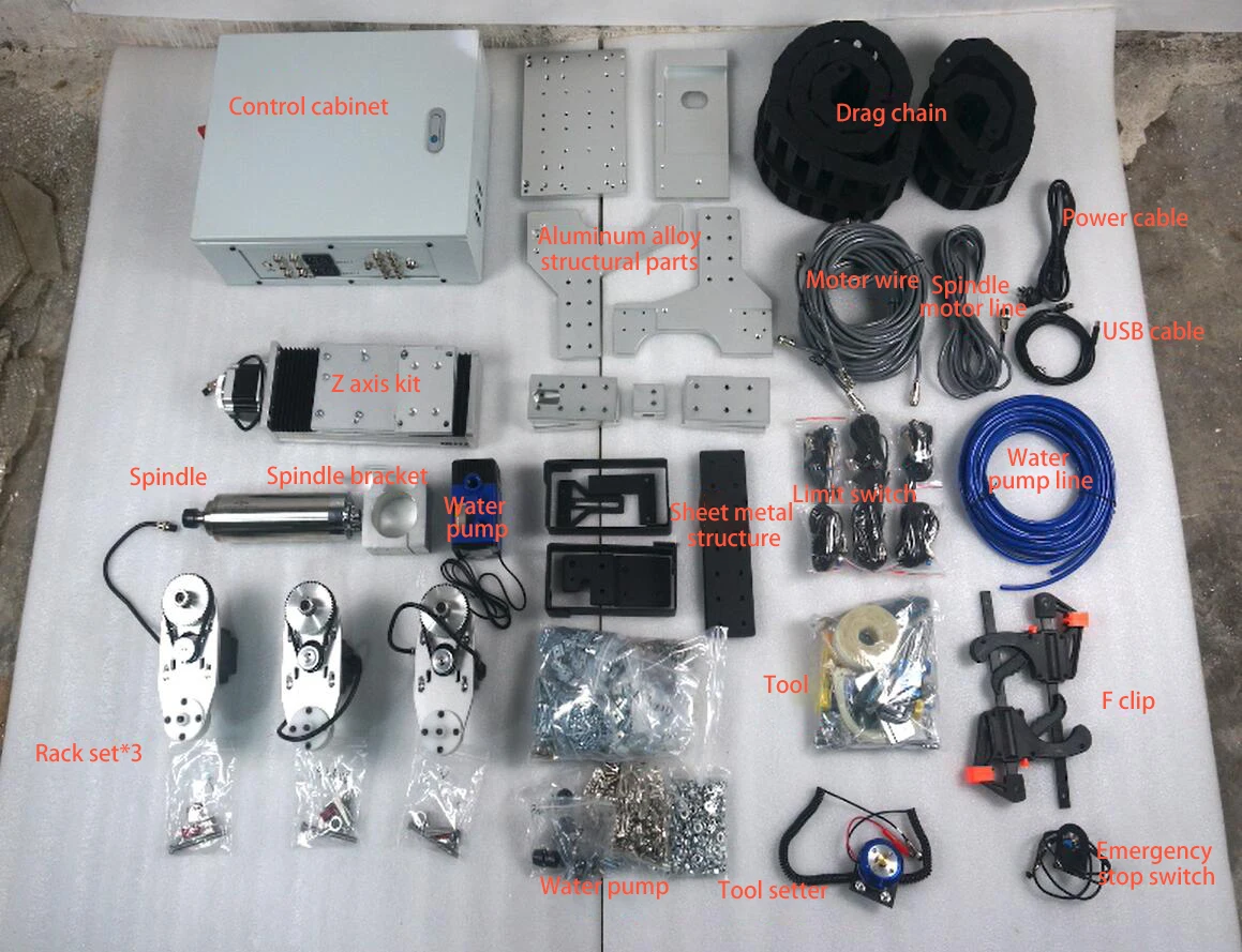 4x8 ft Desktop 3D CNC Wood Carving Machine 1325 Wood Working CNC Router