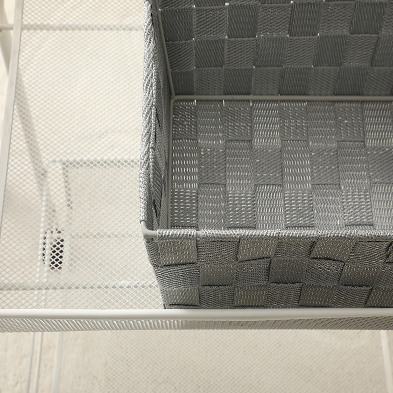 Wholesale Nylon Handwoven Waterproof Plastic Storage Basket