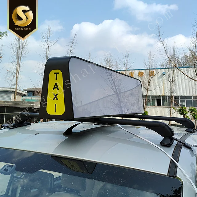 Advertising Board Car Taxi Roof Top Big Light Box Acrylic Sign Car Light Box