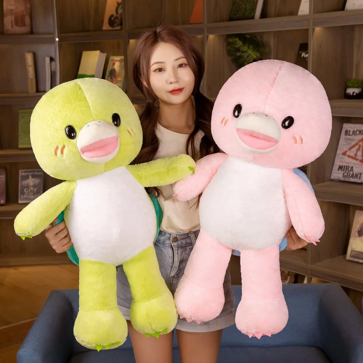 Hot Wholesale Custom Stuffed Soft Cute Lovely Cartoon Birthday Gifts Children Animal Sea Turtle Plush Toy Doll