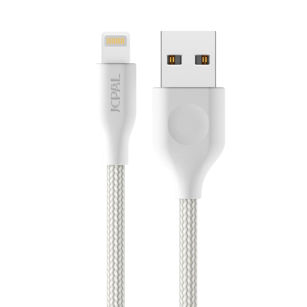 
2019 New Arrival 8pin for iPhone XS MAX Pro 11 MFi Certified 2.4A USB Red Black Cable Charging FlexLink Lightn to USB Cable 