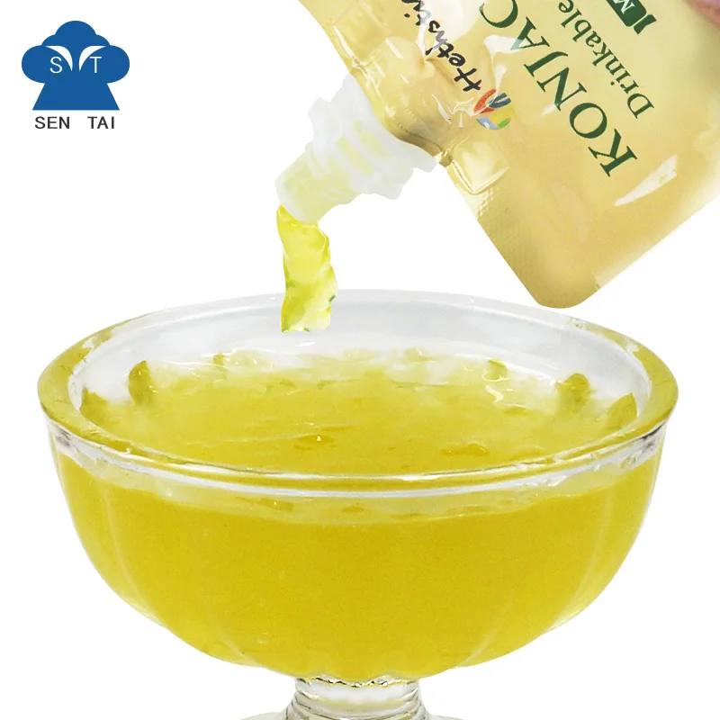 Drinkable Konjac Juice Healthy Weight Control Konjac Jelly Drink With Vitamin C