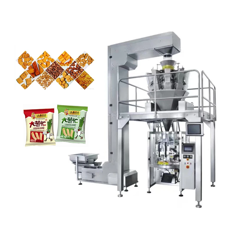 Vertical Automatic Weighing Nuts Legume Grains Packaging Machine