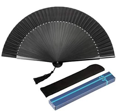 Personalized Flower Designs Woman Dancing Fans Bamboo Fan Silk Hand Fan