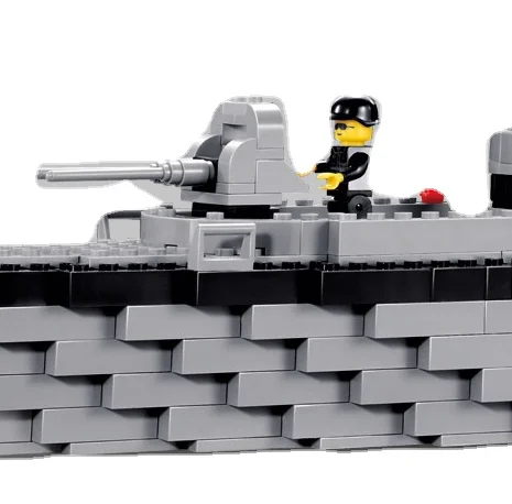 1000Pcs Assembly Aircraft Carrier Building Blocks Set Military Brick Toy Kit With Army Car Helicopter & Boat