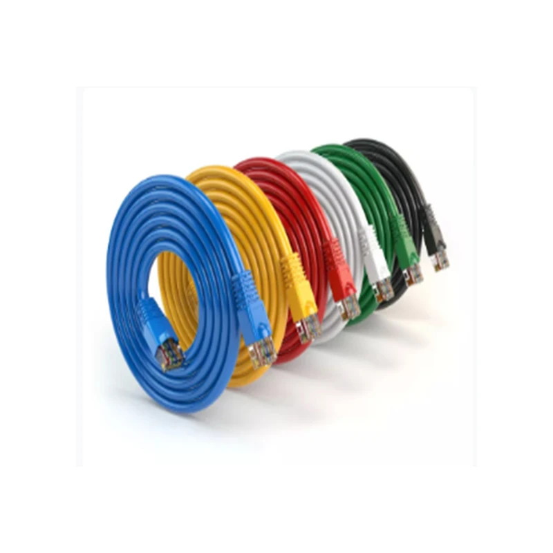 Патч-корд 24AWG 4 пары CU/CCS/CCA PE/PVC сетевой кабель cat5e UTP