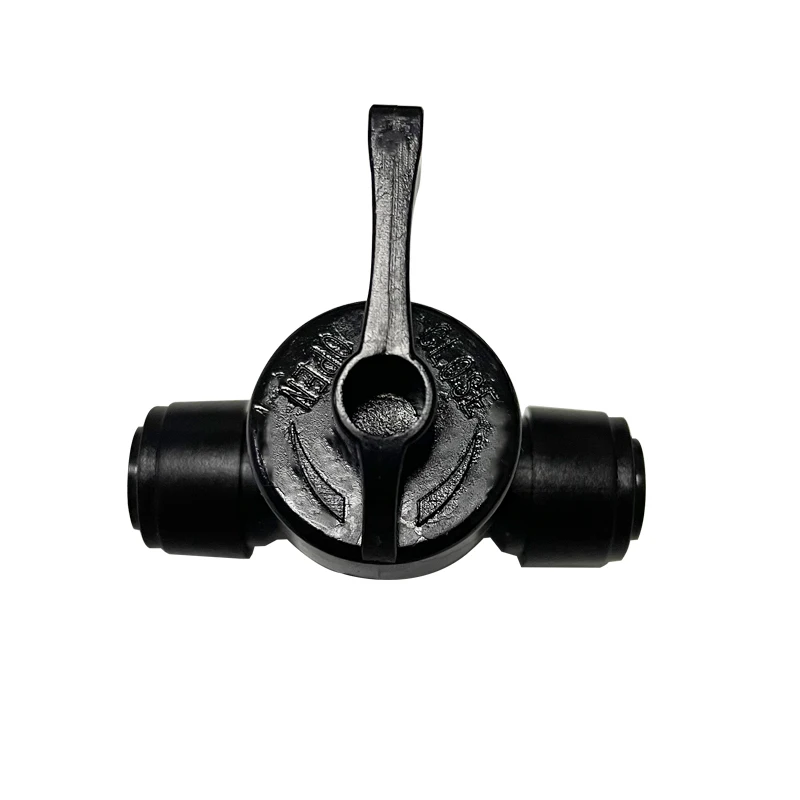 1/4 3/8 Ball Valve Water Filter Pressure  Backflush Ball Valve for RO Water Filter Spare Parts Quick Connect Fittings