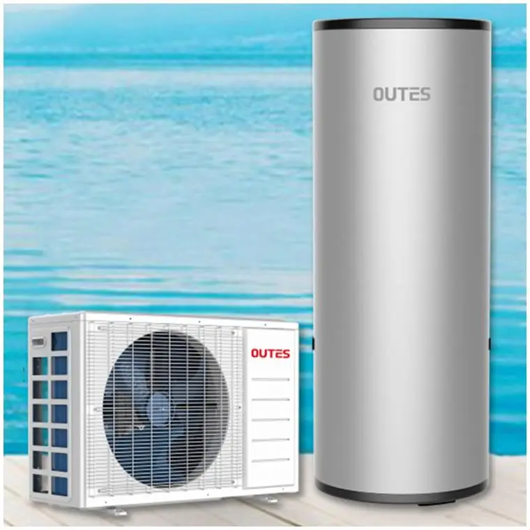 2021 Popular Split Type ASbC26R1L/300E Enamel Water Tank Aluminium Micro-Channel Air Source Heat Pump