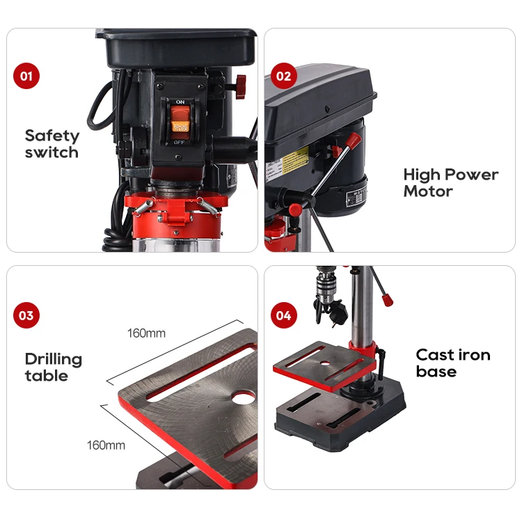 Top quality ZJ4113 press drill hobby drill press