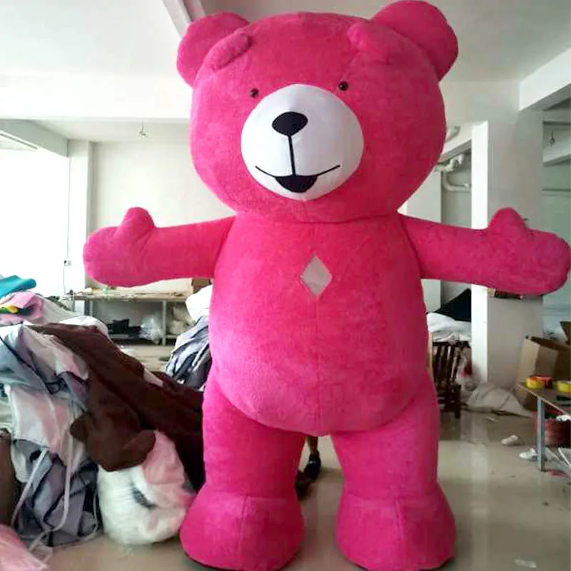 2m/2.6m/3m Giant inflatable teddy bear mascot costume for adult to wear for advertising party