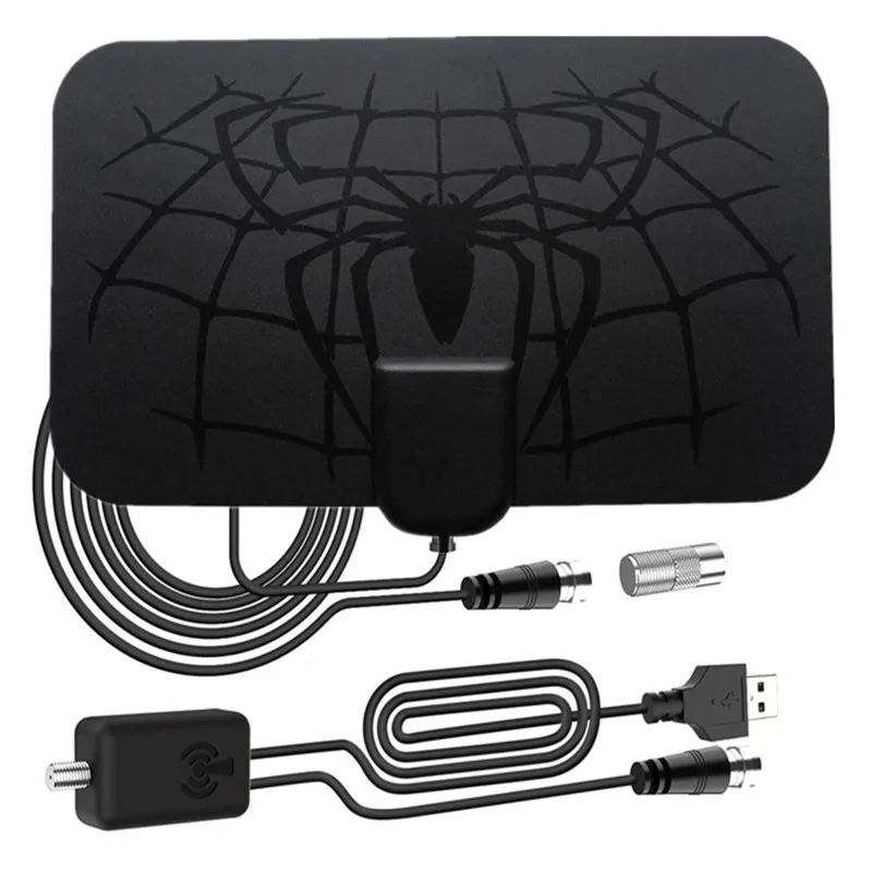Indoor 1500 Miles Digital Antena TV Aerial Amplified HDTV Antenna 4K DVB-T2 Freeview isdb-tb Local Channel Broadcast
