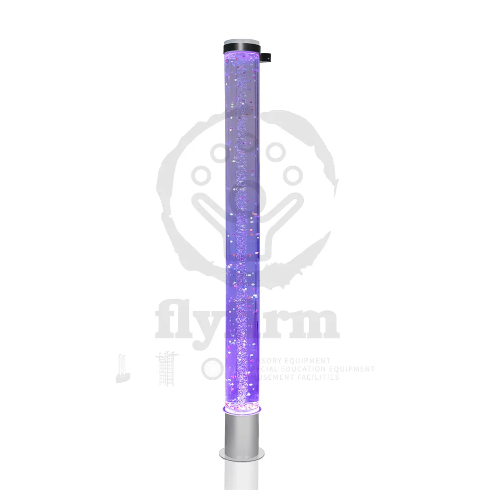 Flyfirm Interactive LED Bubble Tube for Sensory Rooms Colorful Water Column for Autism Therapy,Visual Sensory Stimulation