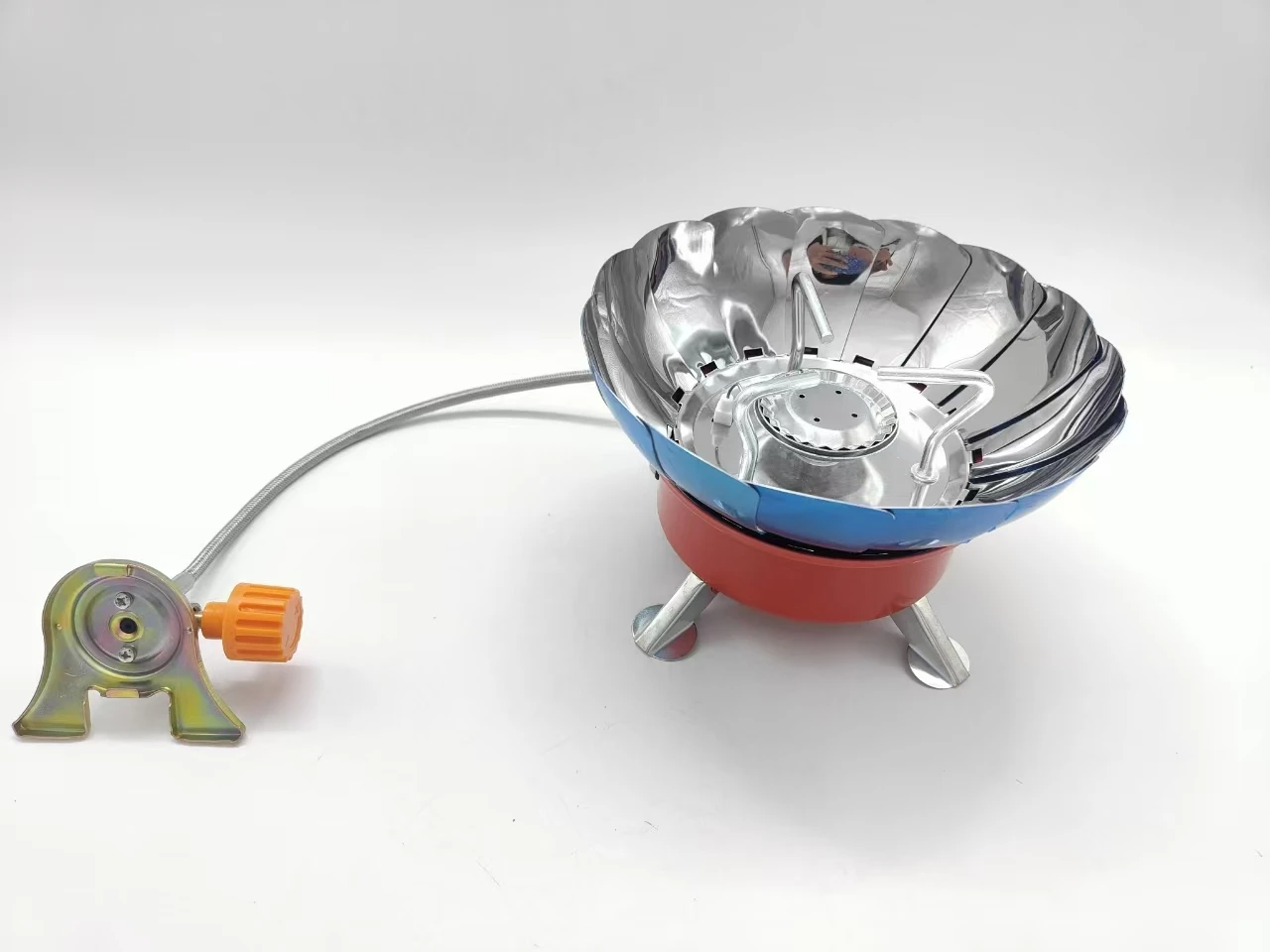 2024 Windproof lotus burner  Portable Picnic Lightweight  Mini Portable Camping Gas Stove Burner Camping APQ111-2