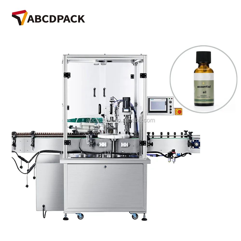 Factory Price Liquid Filling Machines Essential Oil Vial Bottle Filler Automatic Filling And Capping Machine Line