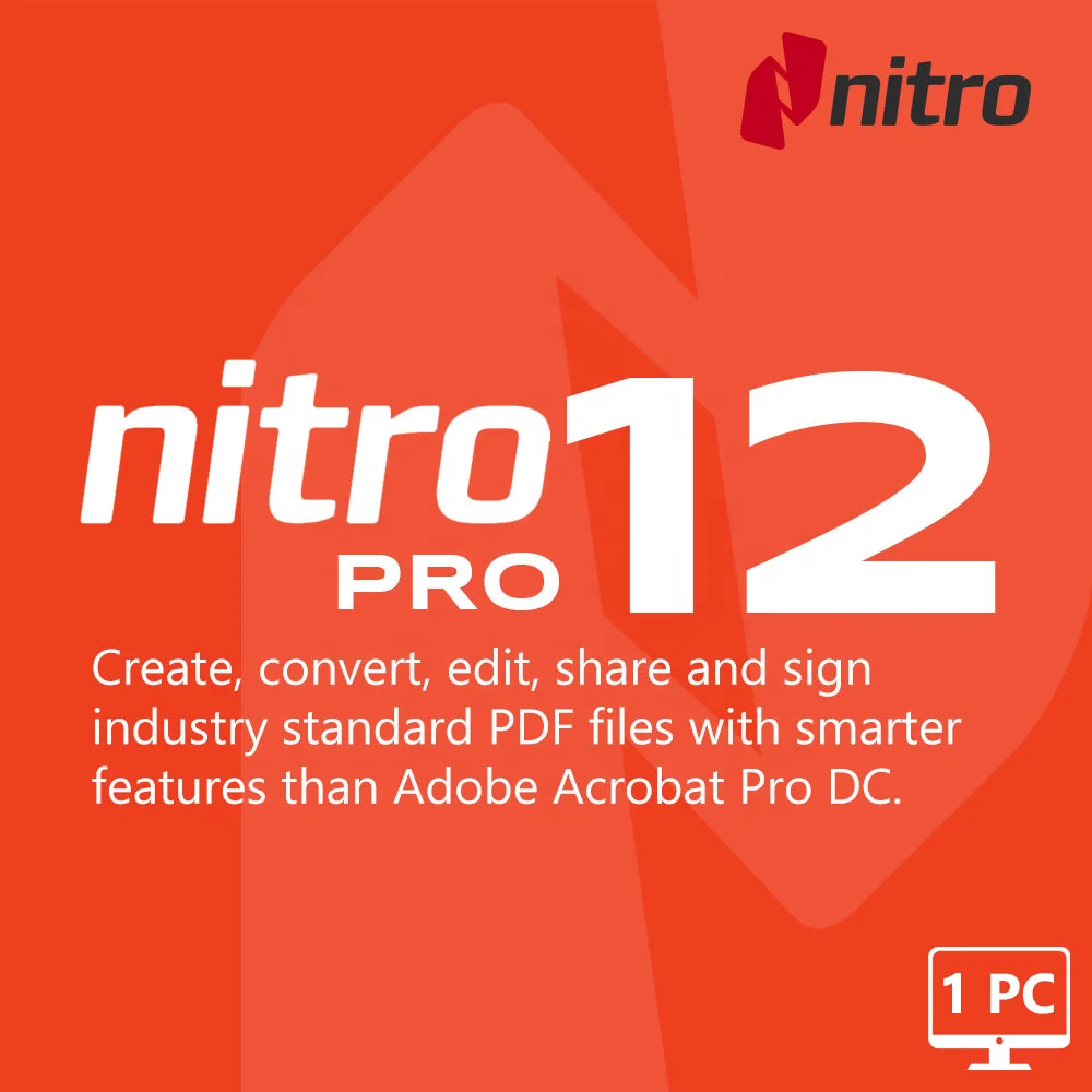 24/7 Online Nitro Pro Official Genuine Original License Key PDF software